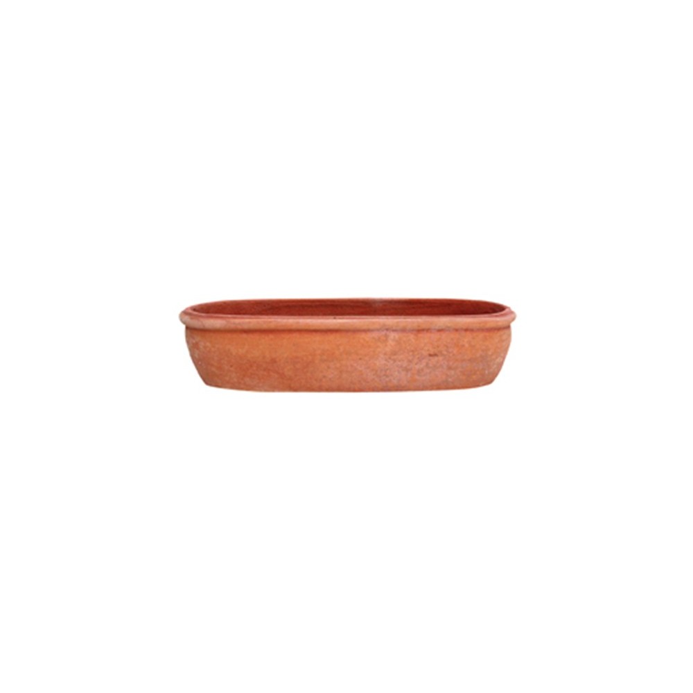 Smooth Oval in Terracotta